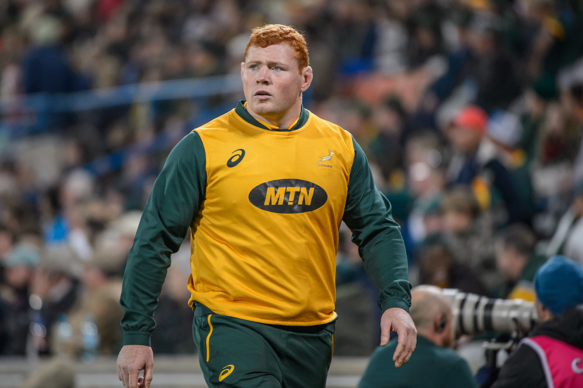 Steven Kitshoff in Springbok training kit
